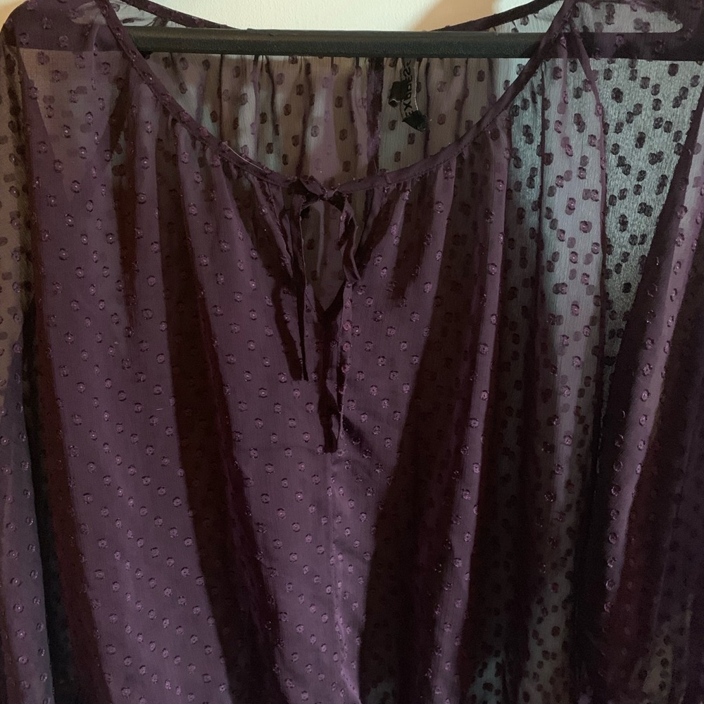 Purple blouse